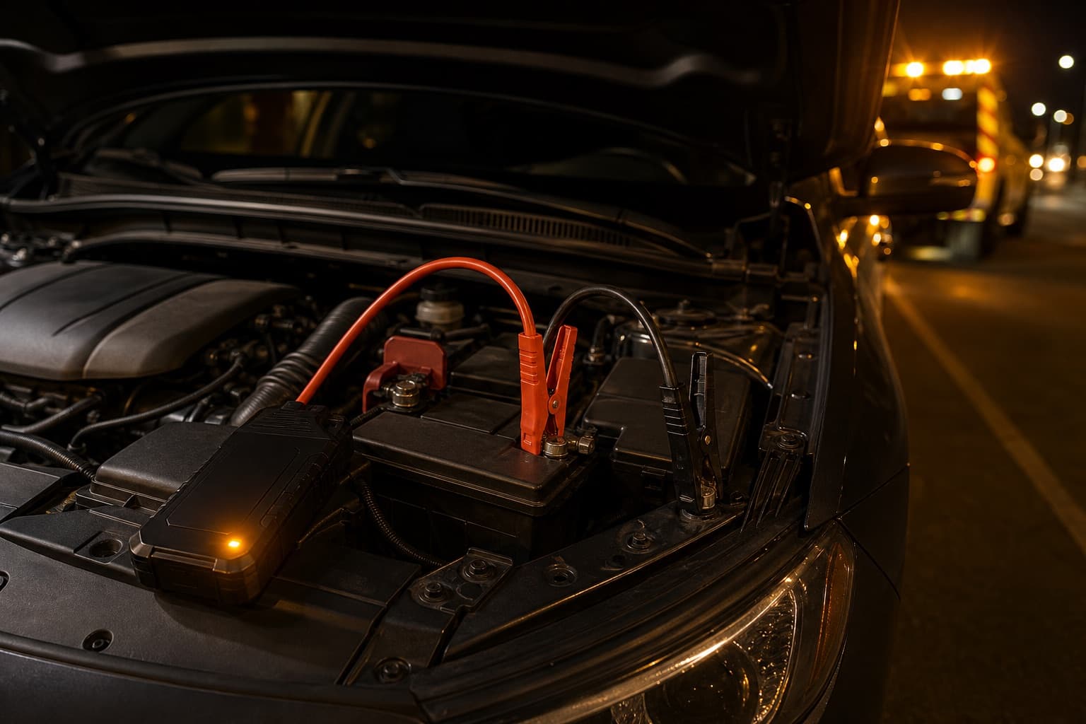 Car battery jump start